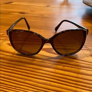 Prada polarized tortoise sunglasses